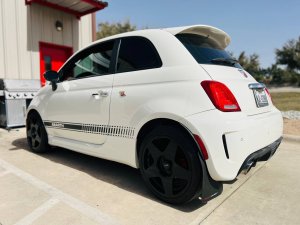 FIAT 500 Custom Wheels - KUHLFX - Pista - Satin Black - Set of 4 - 17"